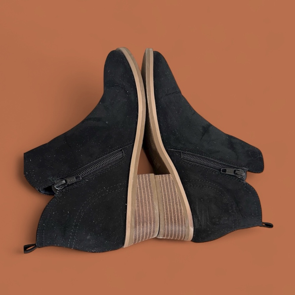 Black Suede Booties
